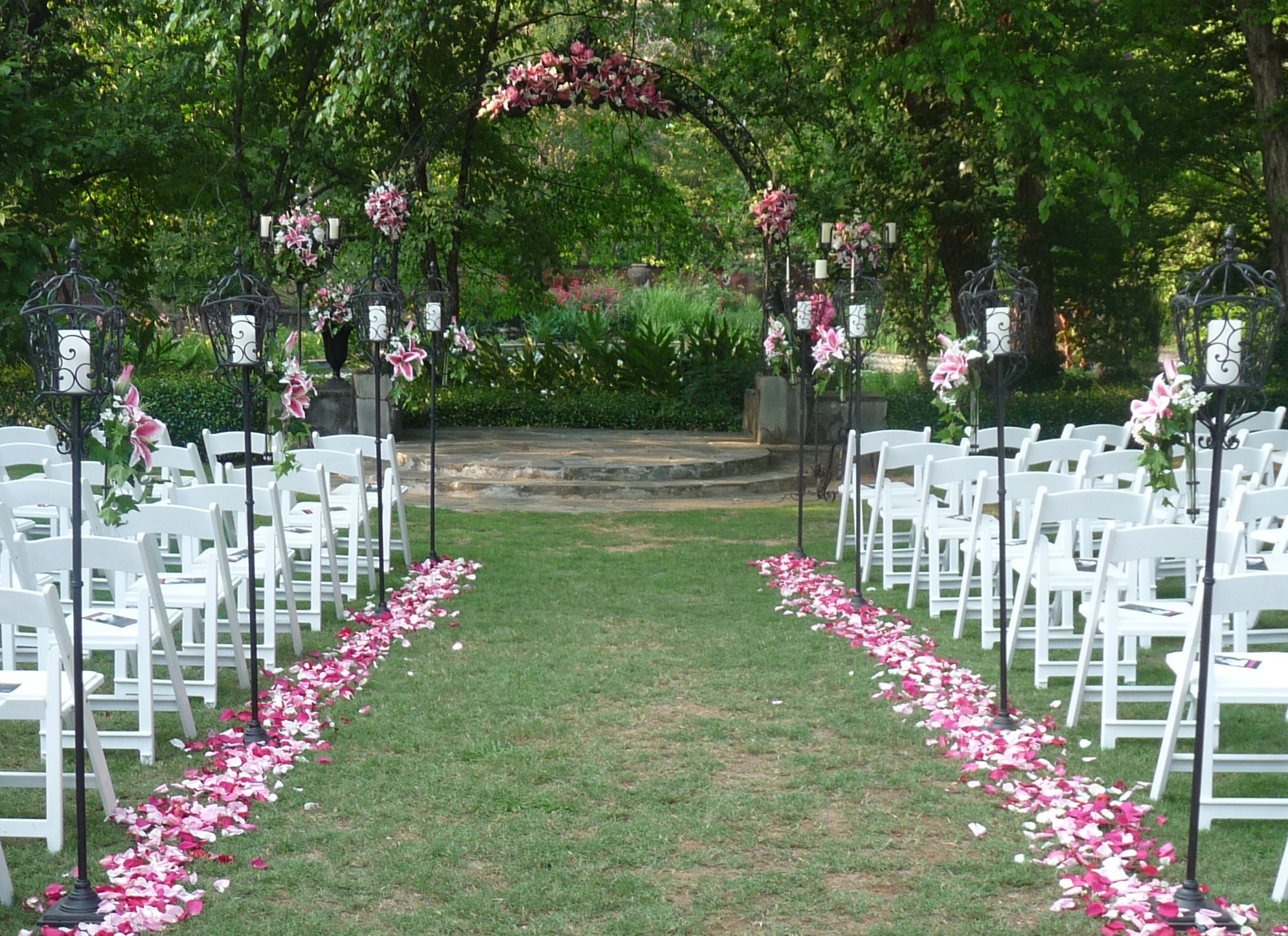 Jasmine Hill Wedding Event Setup